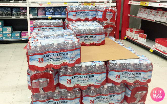 RUN! 24-Pack Case of Water ONLY $1.05 Each + FREE Pickup at Office Depot