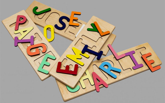 Personalized Kids' Wooden Name Puzzle for Only $16.69 - Reg $32 (Ends October 17th)