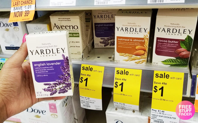 Yardley Bar Soaps ONLY $1 at Walgreens (Regularly $1.49) - No Coupons Needed!