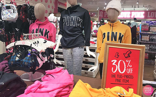 Victoria's Secret: 30% Off One Full-Priced PINK Item - Valid Both In Stores & Online!