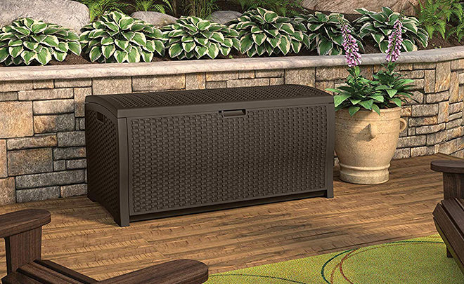 Amazon: Suncast 99-Gallon Deck Storage Box JUST $73.99 (Reg $150) + FREE Shipping