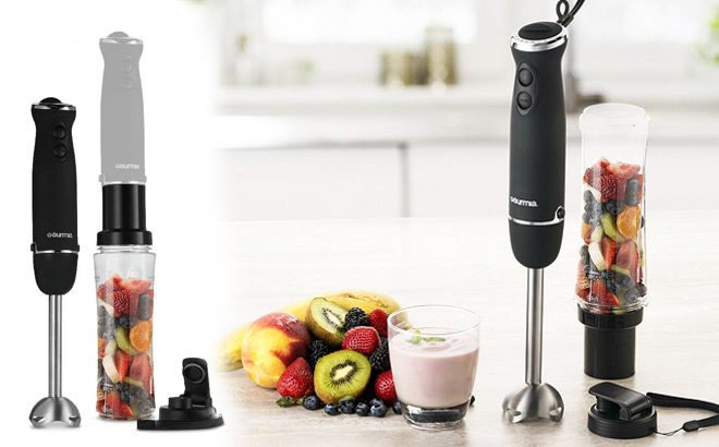 Gourmia Immersion Blender & Smoothie Maker JUST $10.99 + FREE Shipping