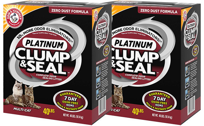 Amazon: Arm & Hammer 40-Pound Cat Litter JUST $19.74 + FREE Shipping