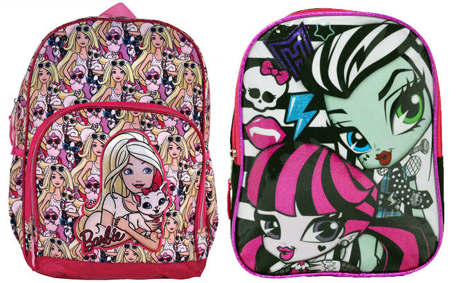 Kids Backpacks Starting at ONLY $3.30 Each + FREE Shipping (Life of Pets, Monster High)