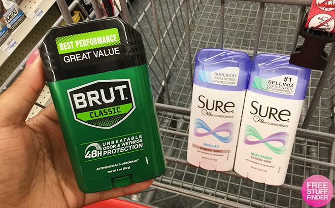 FREE Sure or Brut Deodorant at CVS (Starting from November 11th)