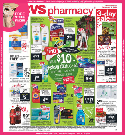 *HOT* CVS Ad Preview (Week 11/25 – 12/1)