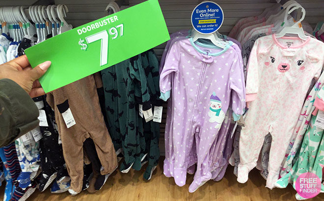 Carter's: Over 70% Off Fleece Pajamas - Starting at ONLY $6.77 + FREE Shipping!