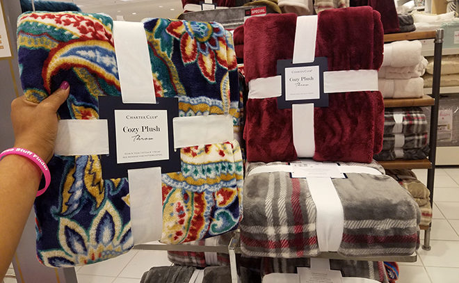 Charter Club Cozy Plush or Wrap Throw for JUST $17.49 (Regularly $50) at Macy's