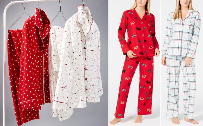 Charter Club Women's Flannel Pajama Sets ONLY $18.19 at Macy's (Regularly $35)