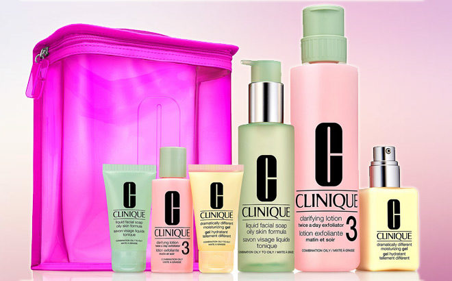 Clinique Skin Care Set for Only $67 + FREE Shipping + FREE Gifts ($170 Value)