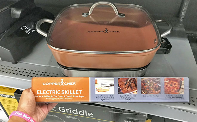 Copper Chef 12 Inch Electric Skillet JUST $15 (Reg $25) at Walmart.com - Black Friday!