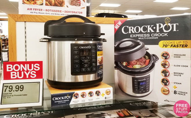 Crock-Pot 8qt Pressure Cooker JUST $63.99 + $15 Kohl’s Cash + FREE Shipping (Reg $140)