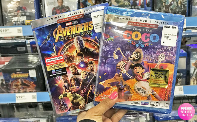 Disney Blu-ray Blockbusters ONLY $6.99 + FREE Shipping (Reg $25) - Coco, Avengers!