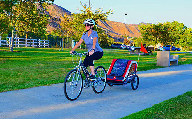 Deluxe 2-Child Bike Trailer ONLY $88.35 + FREE Shipping on Amazon (Reg $149)