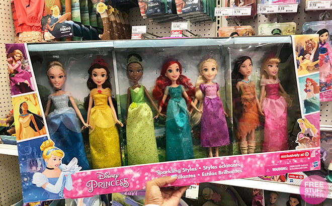 Disney Princess 7-Dolls Set Only $39.99 + FREE Shipping (Regularly $65)