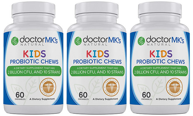 Doctor MK’s Kids Probiotics Chewables 60-Count JUST $19.92 + FREE Shipping