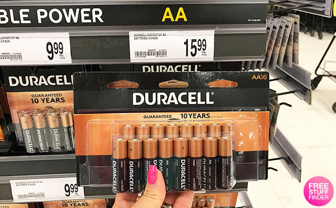 FREE Duracell Batteries (In-Store & Online)