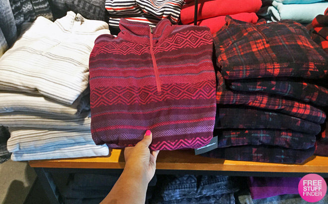Eddie Bauer Fleece Pullovers for Just $19.99 + FREE Shipping (Reg $70)