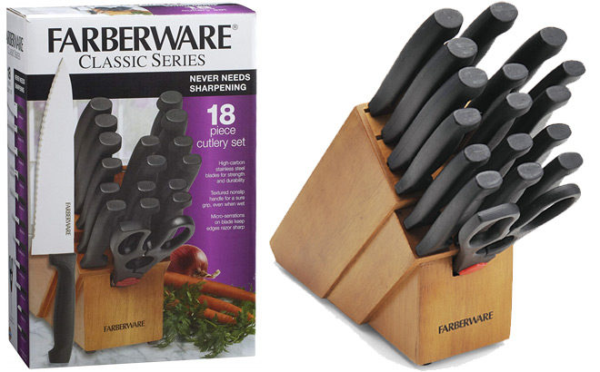 Farberware 18-Piece Knife Set ONLY $13.50 at Walmart.com (Regularly $30)