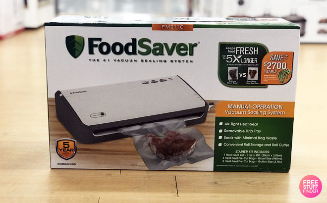 FoodSaver Vacuum System ONLY $42.99 + $10 Kohl's Cash (Reg $130) + FREE Shipping