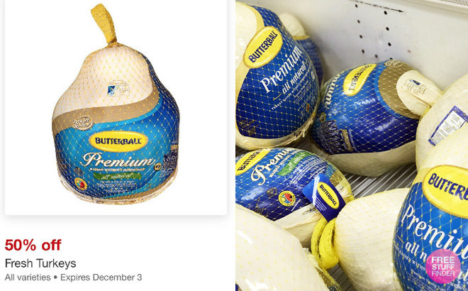 50% Off ANY Fresh Turkey Target Cartwheel Offer (Easy Deal, Use Your Phone!)
