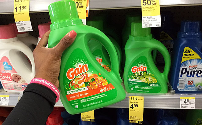 Gain Liquid Laundry Detergent 32 Loads for JUST $2.99 (Reg $7.49) at Walgreens.com