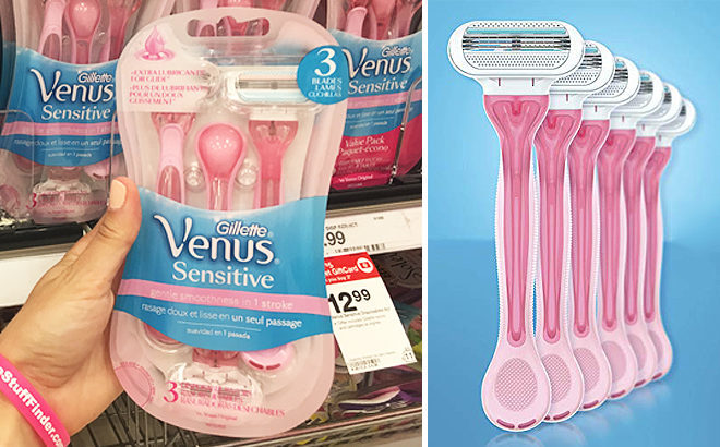 Gillette Venus Women's Razors 6-Ct JUST $9 + FREE Shipping on Amazon ($1.55 Each)