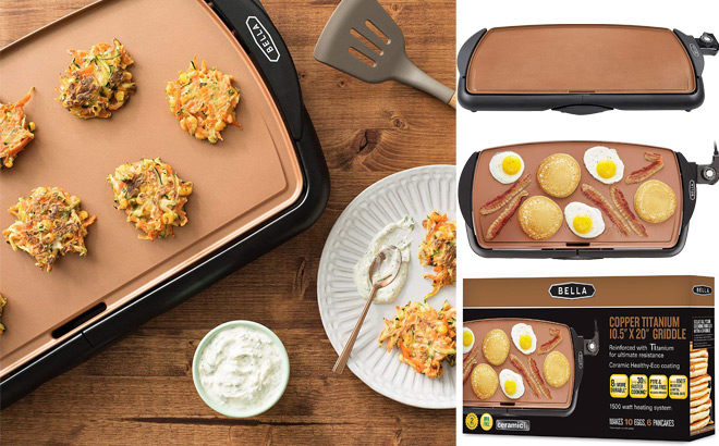 Bella Electric Nonstick Griddle JUST $14.99 + FREE Shipping (Regularly $30)