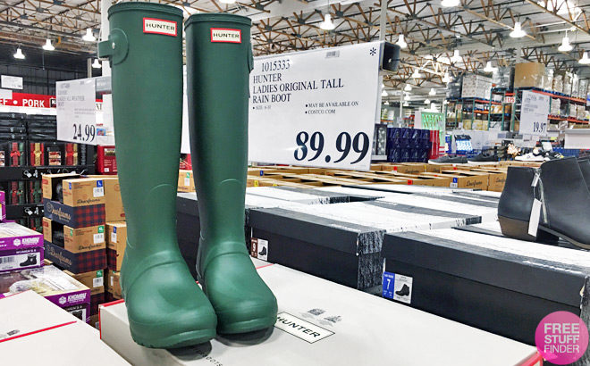 OMG! Hunter Women's Original Tall Rain Boots for JUST $89.99 at Costco 😍