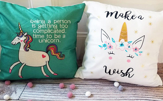 *HOT* Inspirational Pillow Covers Only $4.99 + FREE Shipping (Reg $30) - SO CUTE!