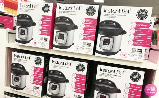 Instant Pot Duo 8-Quart Pressure Cooker JUST $79 (Reg $140) + FREE Shipping