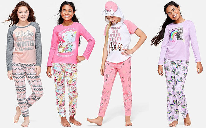 SO CUTE! 40% Off Girls Pajamas at Justice - Starting at ONLY $13.74!