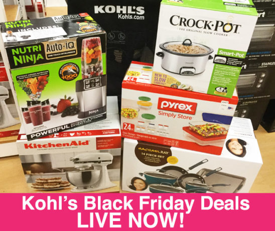 RUN! Kohl's Black Friday Deals LIVE NOW! (Apple Watch, KitchenAid, Dyson)