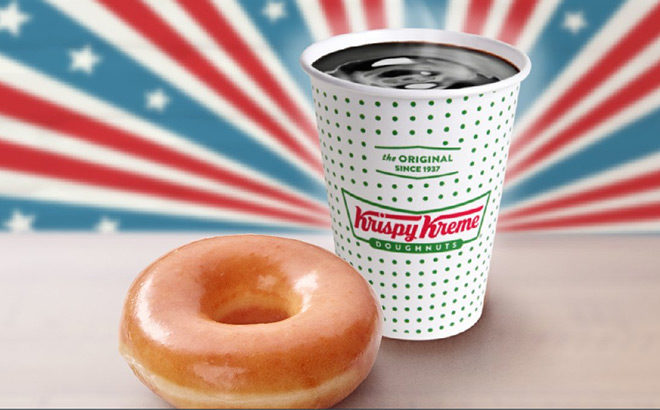 FREE Krispy Kreme Coffee & Doughnut for Active Duty Military & Veterans (Today Only!)