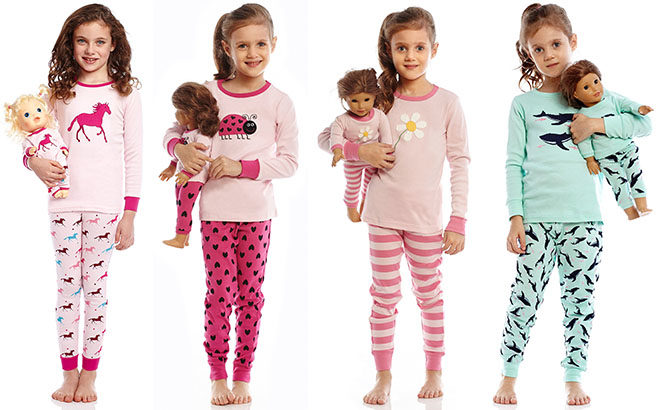 CUTE! Leveret Matching Girl & Doll Pajamas JUST $12.79 at Zulily (Regularly $30)