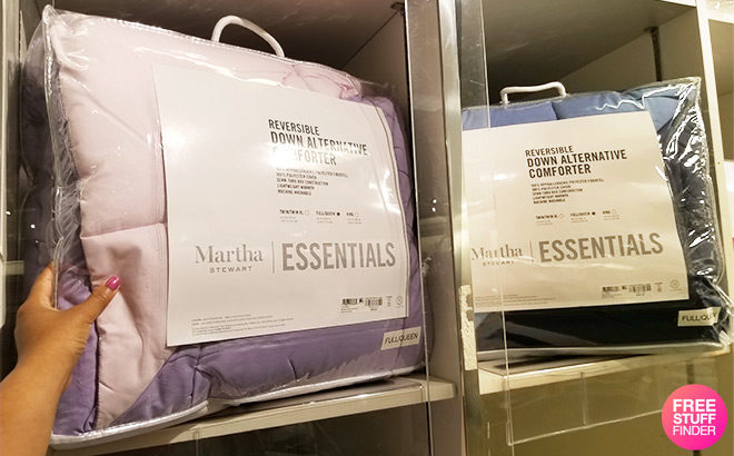 Martha Stewart Down Alternative Comforters Only $18.99 + FREE Pickup (Reg $80)