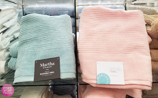 Martha Stewart Quick Dry Reversible Towels Starting at JUST $2.99 at Macy's