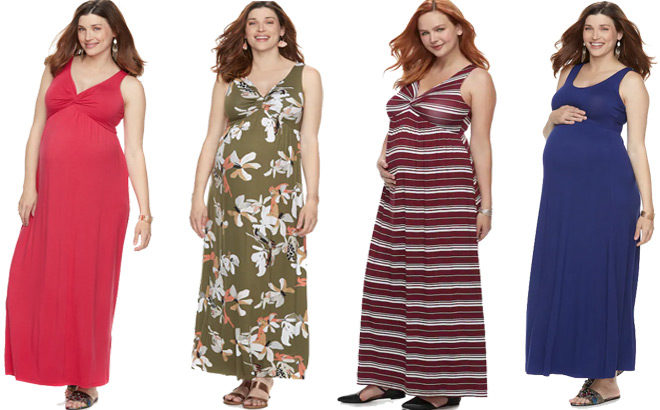 Maternity Dresses for JUST $3.50 + FREE Shipping at Kohl's (Regularly $50)