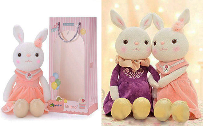 Amazon: Metoo Tiramitu Bunny Plush Rabbit Doll Just $6.99 + FREE Shipping (Reg $14)