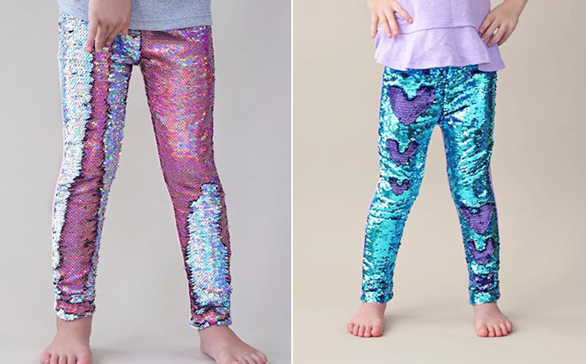CUTE! Mermaid Reversible Sequin Leggings for Just $24.99 (Regularly $40)