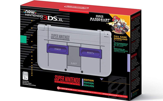 Nintendo New 3DS XL Super NES Edition Only $149.99 + FREE Shipping (Reg $200)