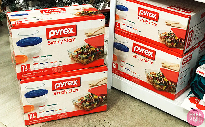 Pyrex 18-Piece Storage Set ONLY $14.99 at JCPenney (Reg $78) – Ending Today!