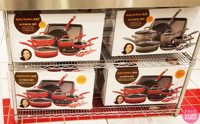 Macy’s: Rachael Ray 14-Piece Cookware Set Just $89.99 (Reg $300) - Black Friday Price!