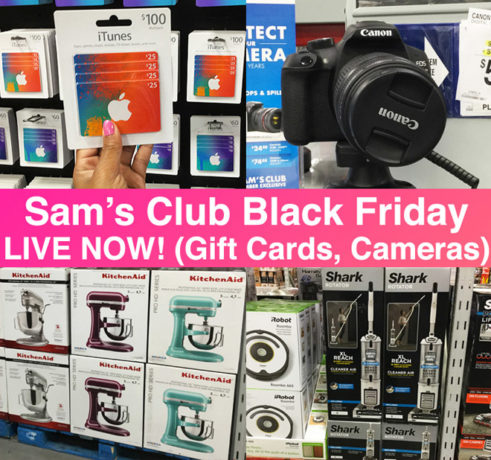 *HOT* Sam's Club Black Friday Deals 2017 LIVE NOW! (Gift Cards, Cameras, TVs)