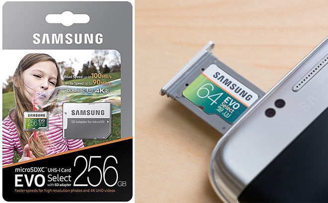Up to 50% Off Samsung microSD Memory Cards on Amazon + FREE Shipping