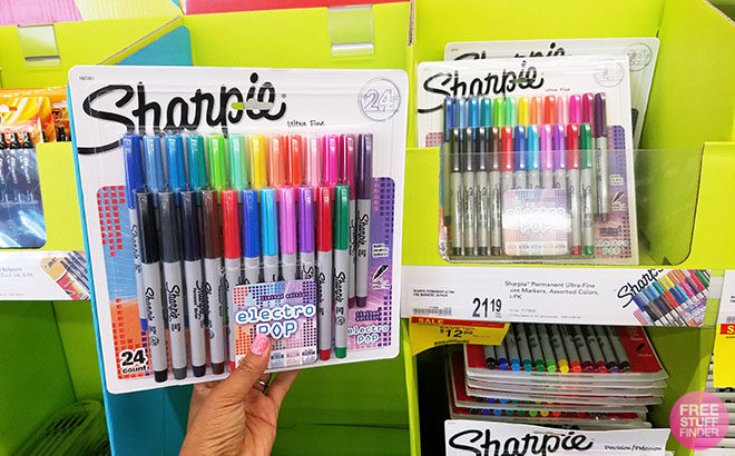 Sharpie Electro Pop Permanent Markers 24-Count Only $9 (Regularly $17)