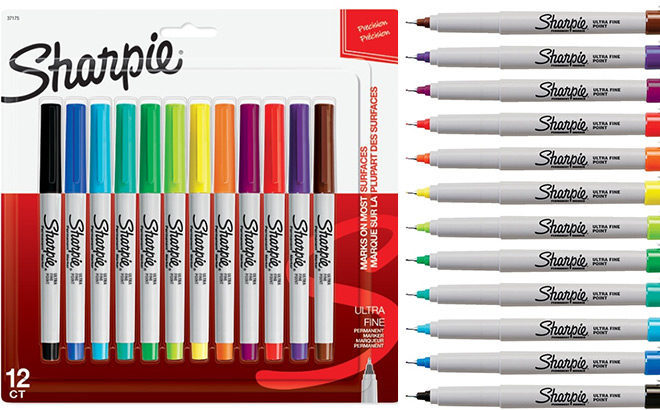 *HOT* Sharpie Permanent Markers 12-Pack Only $5.99 + FREE Pickup at Office Depot