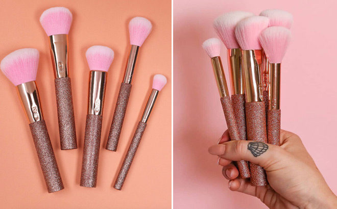 Tarte 5-Piece Rose Gold Makeup Brush Set for Just $29 (Regularly $44)