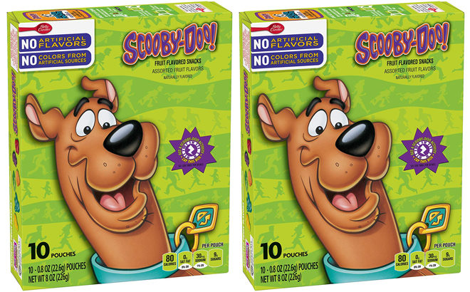 Amazon: Scooby-Doo Fruit Snacks 8-Pack JUST $7.71 (Reg $9.32) + FREE Shipping