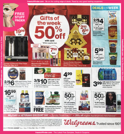 *HOT* Walgreens Ad Preview (Week 11/11 – 11/17)